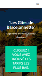 Mobile Screenshot of gites-barcelonnette.com